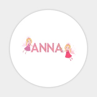 Name Anna Design Magnet